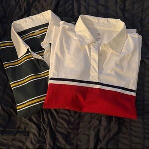 Simons long sleeve polos (set)